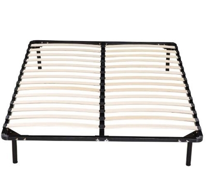 Chine La haute renforcent le cadre de lit en métal avec le style détachable de lamelles en bois fournisseur