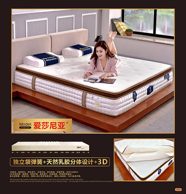 Chine Sommier adapté aux besoins du client de Bonnell/meubles de luxe d'hôtel de matelas de dessus d'oreiller fournisseur